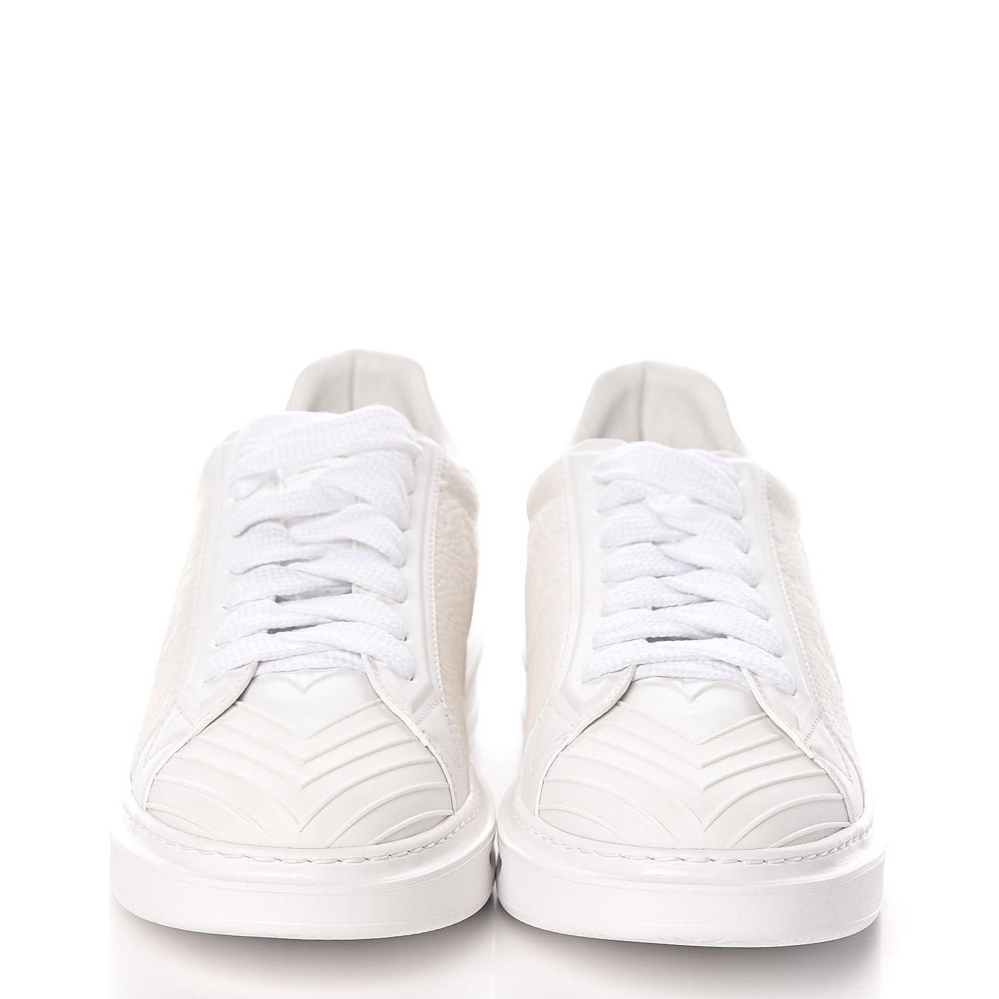 Calfskin Monogram Blaster Sneakers 9.5 White