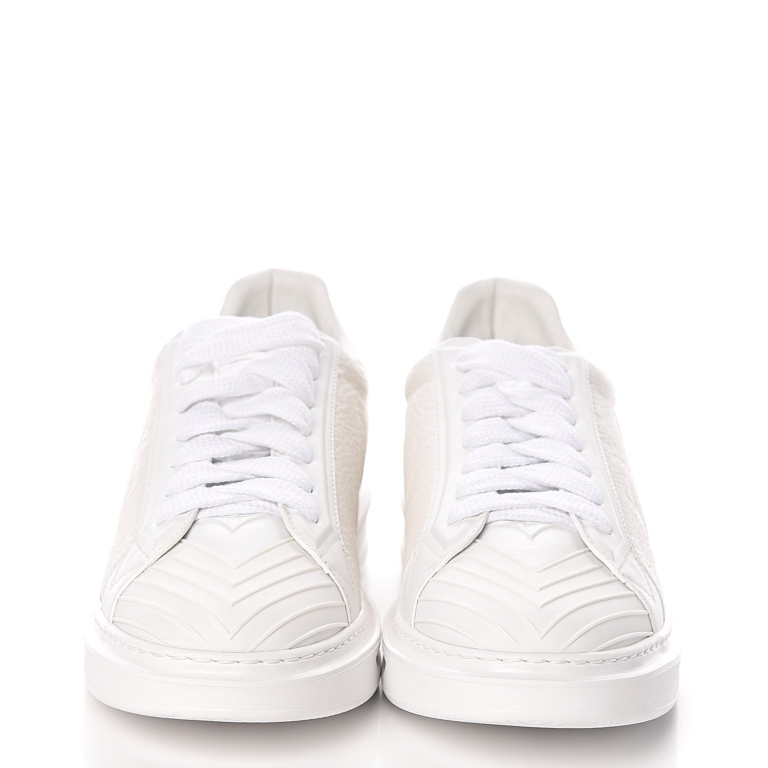 Louis Vuitton Calfskin Monogram Blaster Sneakers 9.5 White 2 of 8
