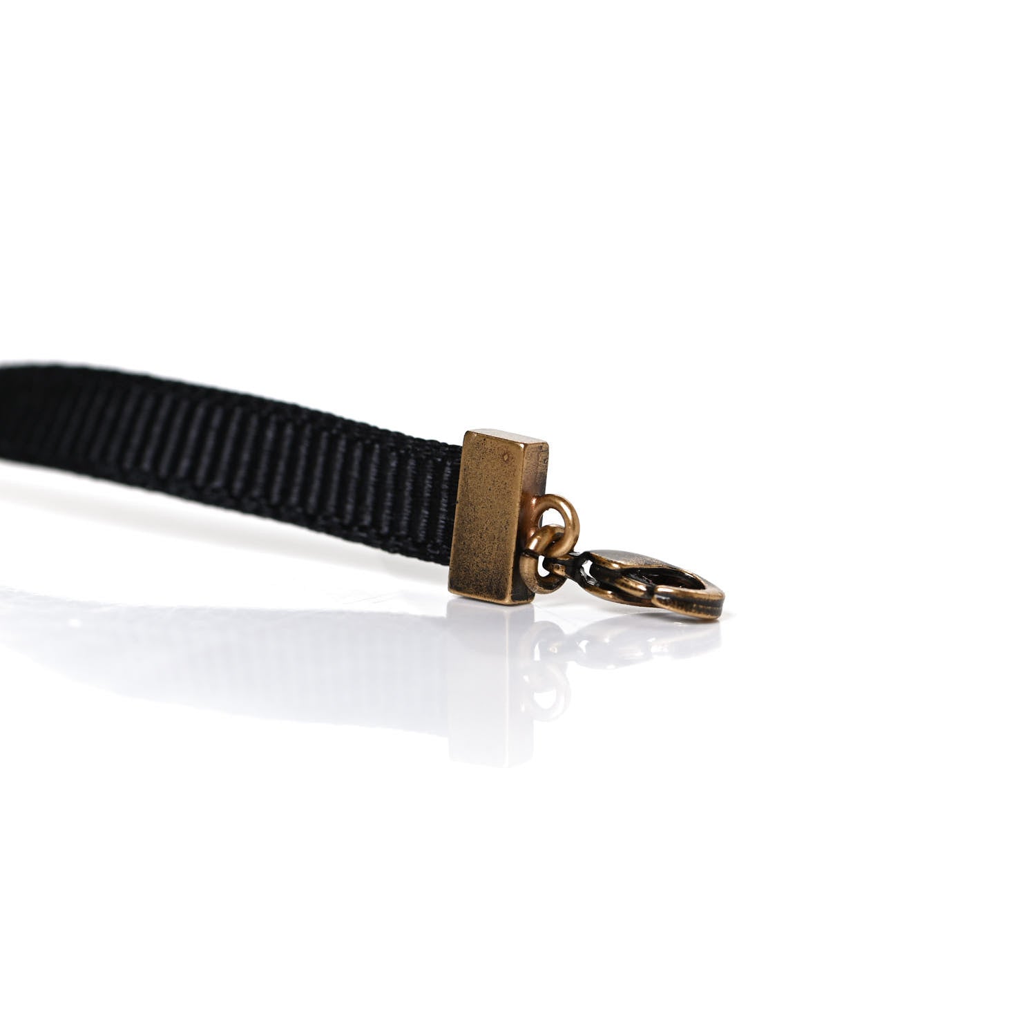 Christian Dior Grosgrain Ribbon J'Adior Logo Choker Necklace Black 6 of 8