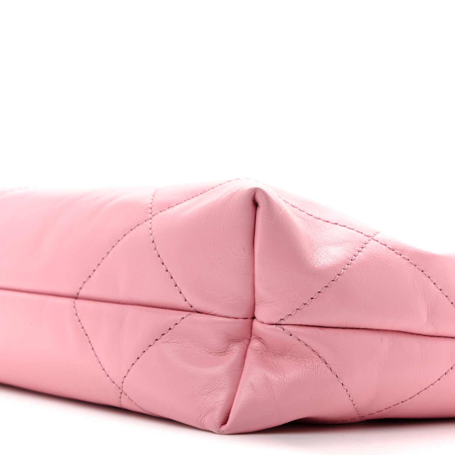Chanel Shiny Calfskin Quilted Small Chanel 22 Dark Pink 11 of 13