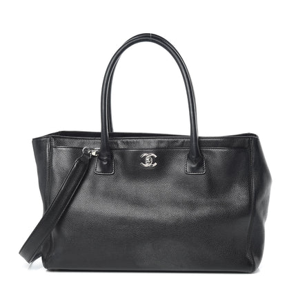 Chanel Calfskin Cerf Executive Shopper Tote Black 1 of 23