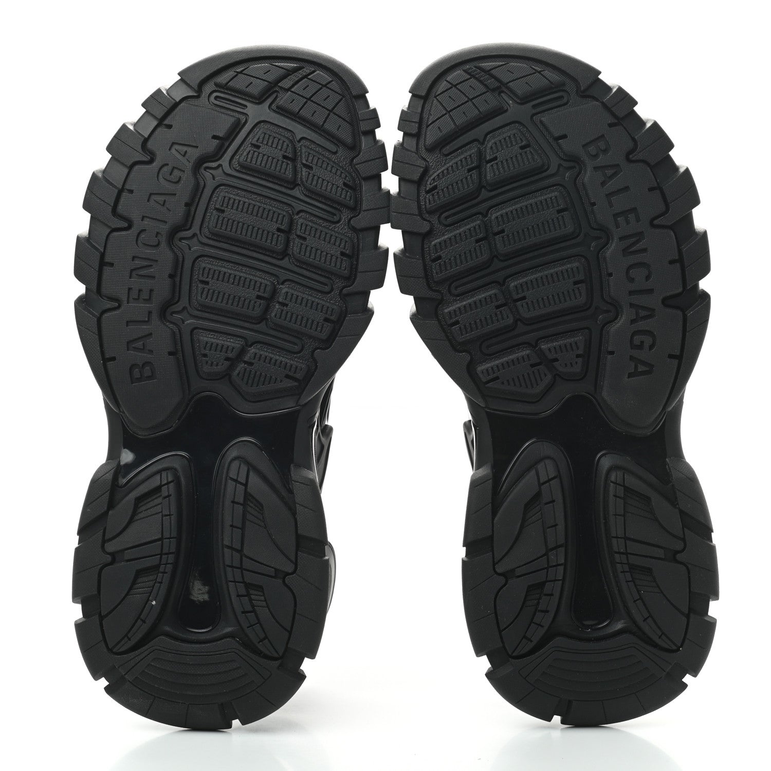 Balenciaga Neoprene Rubber Mens Track Sandals 41 Black 5 of 7