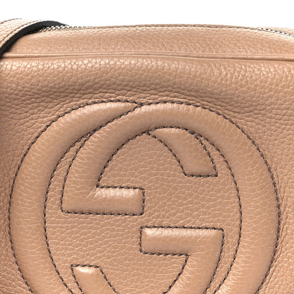 Gucci Pebbled Calfskin Small Soho Disco Bag Camelia 9 of 15