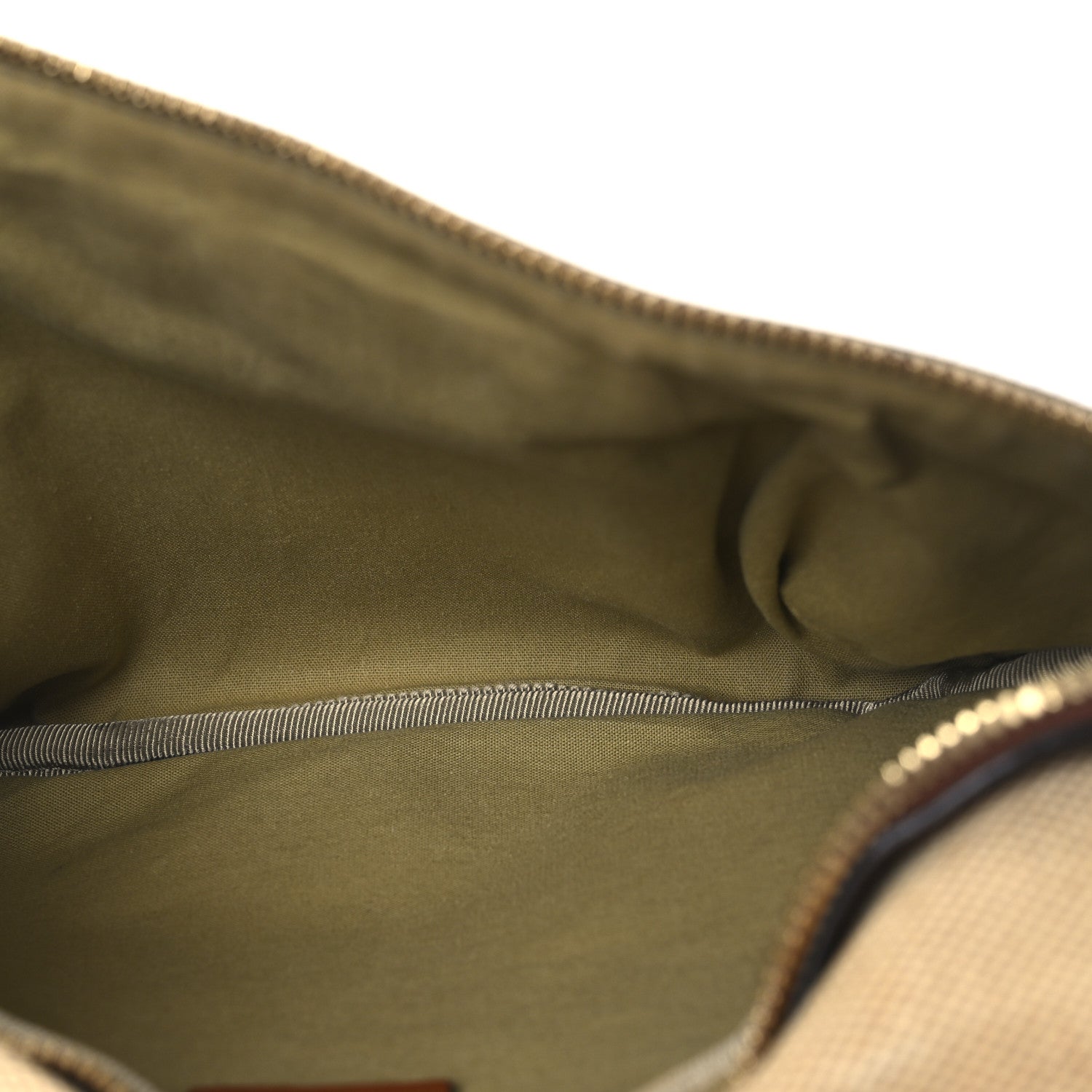 Gucci Vintage Canvas Web Belt Bag Sand Cuir 5 of 13