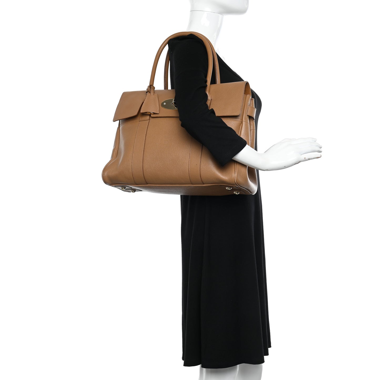 Classic Grain Calfskin Bayswater Deer Brown