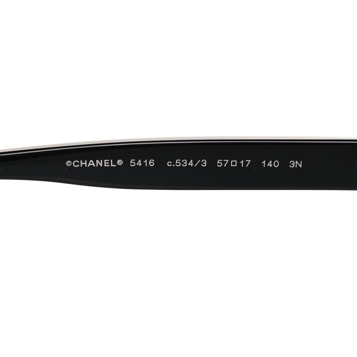 Acetate Oval Sunglasses 5416 Black Beige