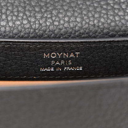 Moynat Taurillon Blush Rejane BB Black 6 of 9
