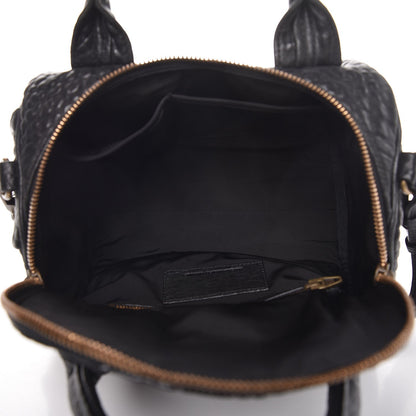 Alexander Wang Pebbled Lambskin Rockie Black Pale Gold Hardware 6 of 7