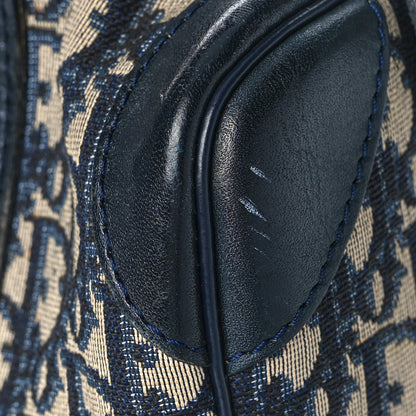 Christian Dior Monogram Boston Navy Blue 8 of 15