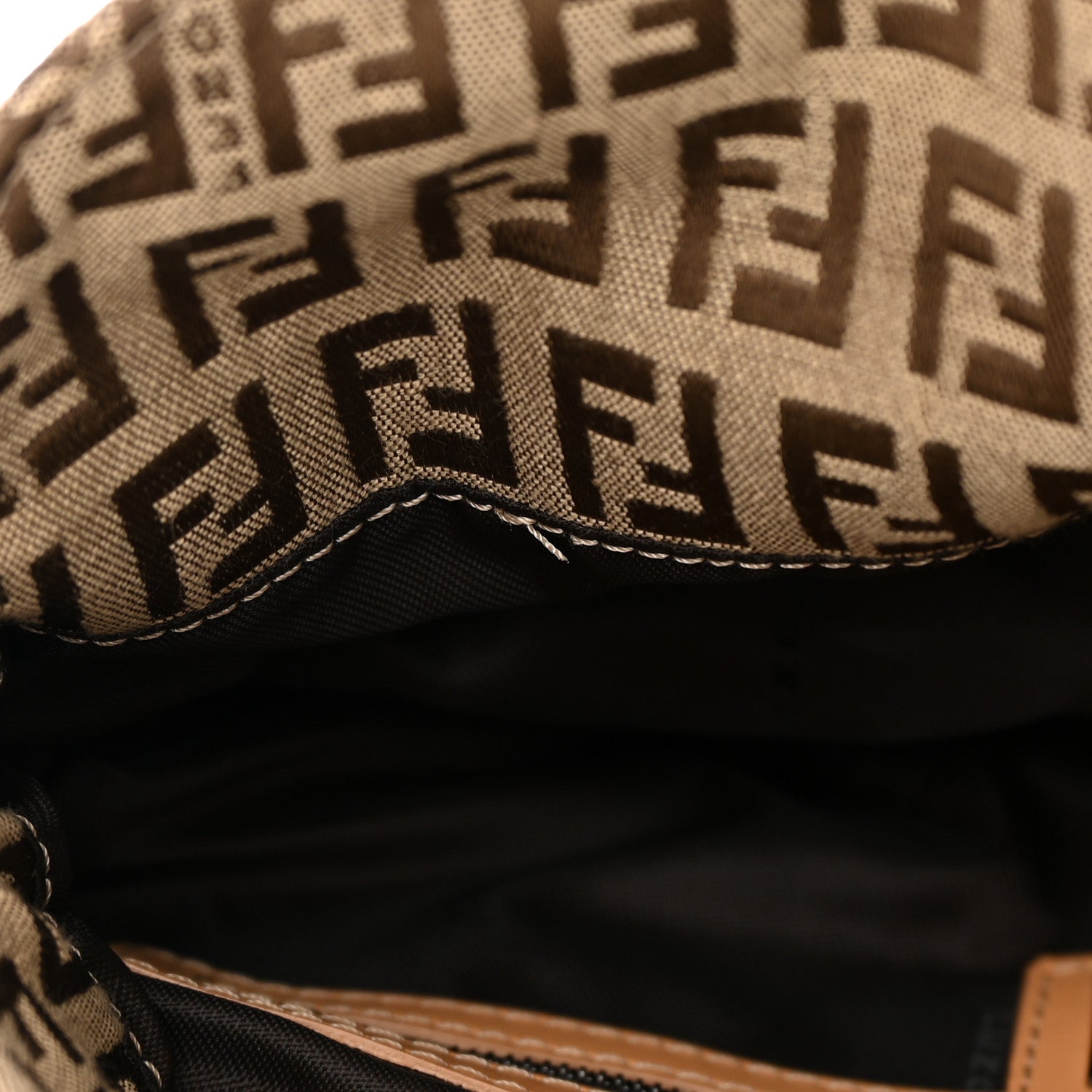 Fendi Zucchino Baguette Beige 15 of 15