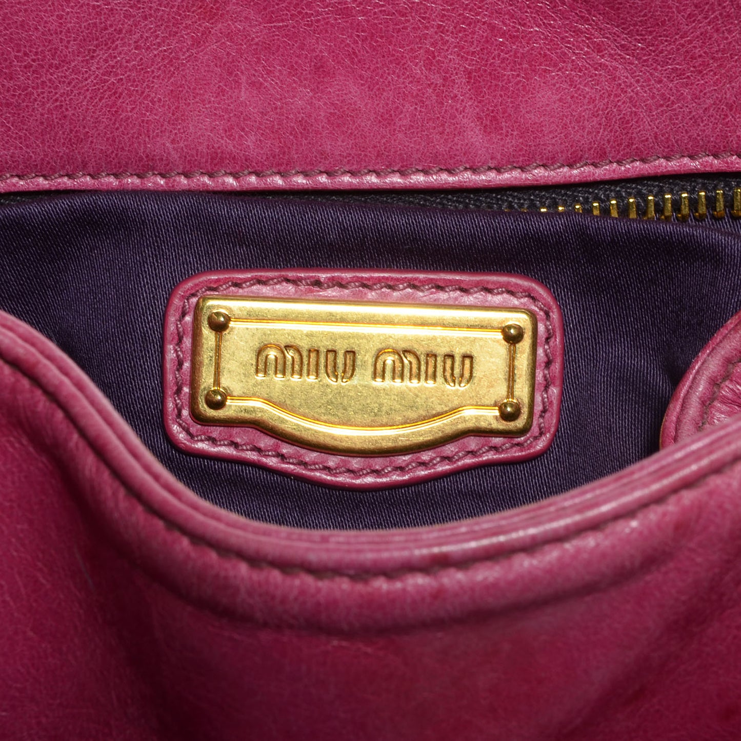 Vitello Lux Mini Bow Bag Rosa