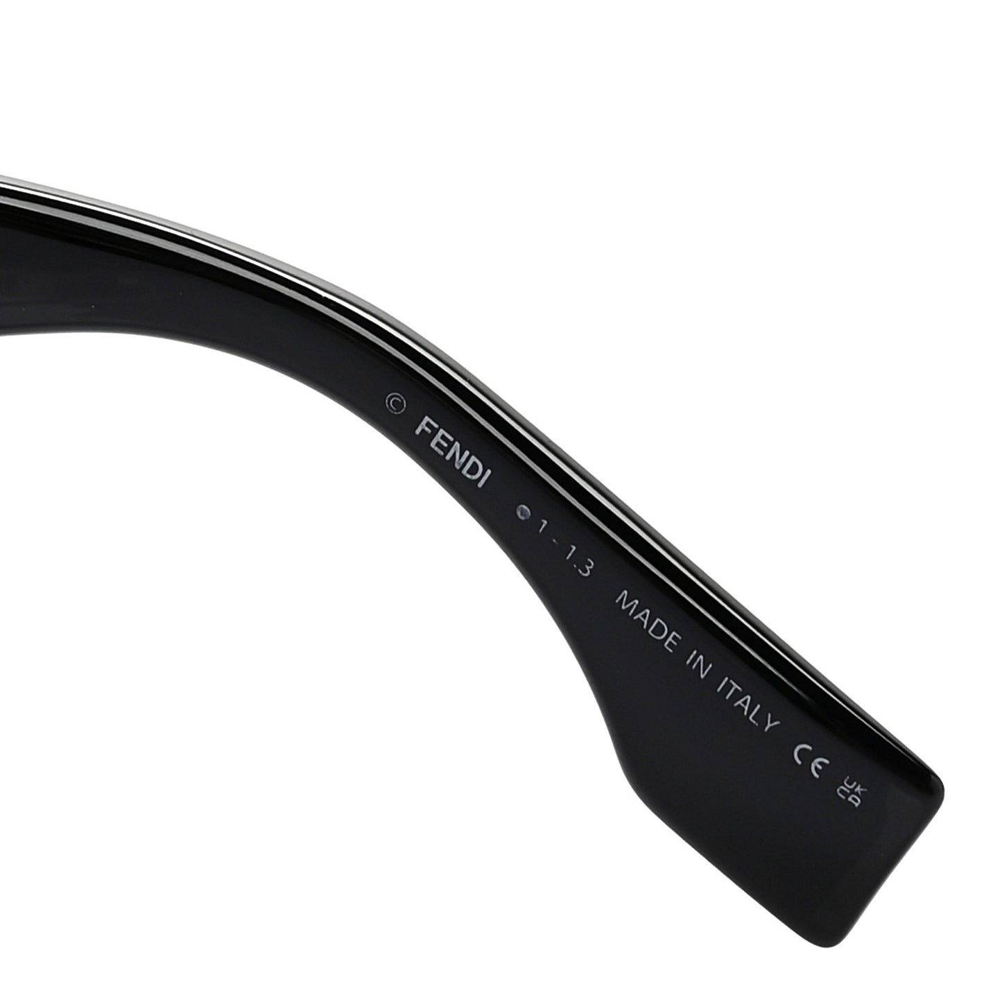 Acetate O'Lock Cat Eye Sunglasses FE40049I Black
