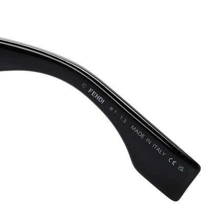 Fendi Acetate O'Lock Cat Eye Sunglasses FE40049I Black 5 of 8