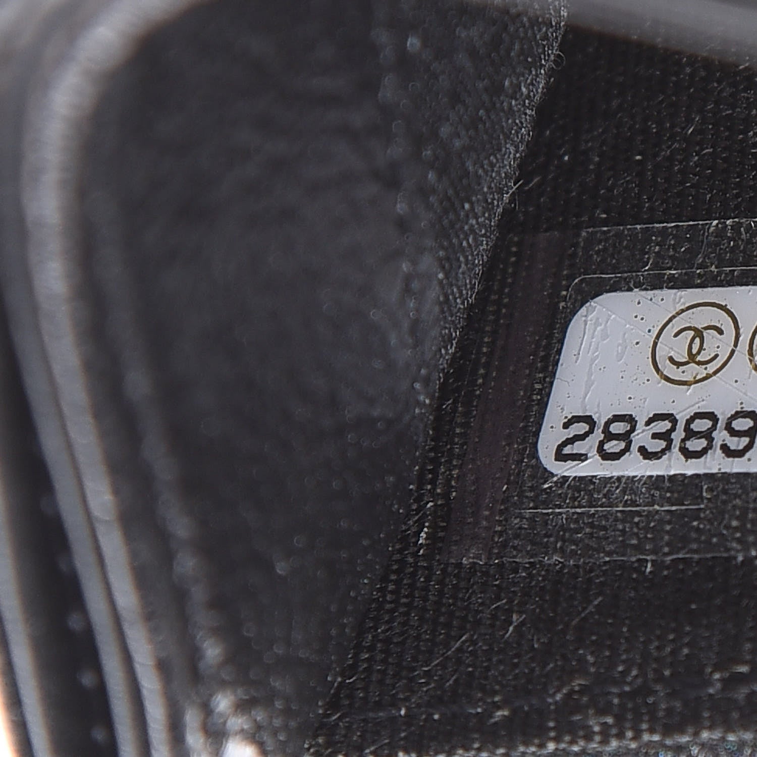 Chanel Goatskin Camellia Embossed Card Holder Grey 8 of 9