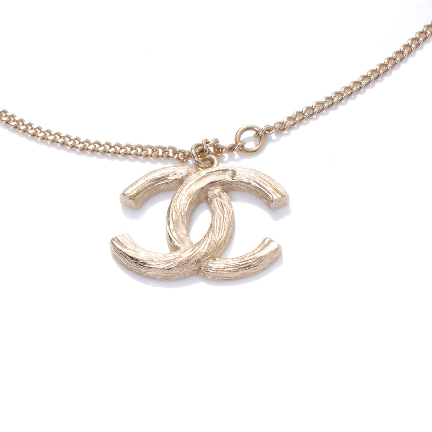 Chanel CC Logo Necklace Gold 4 of 6