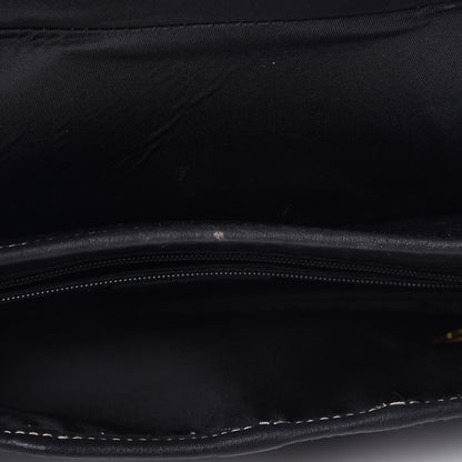 Christian Dior Calfskin Saddle Bag Black 9 of 9