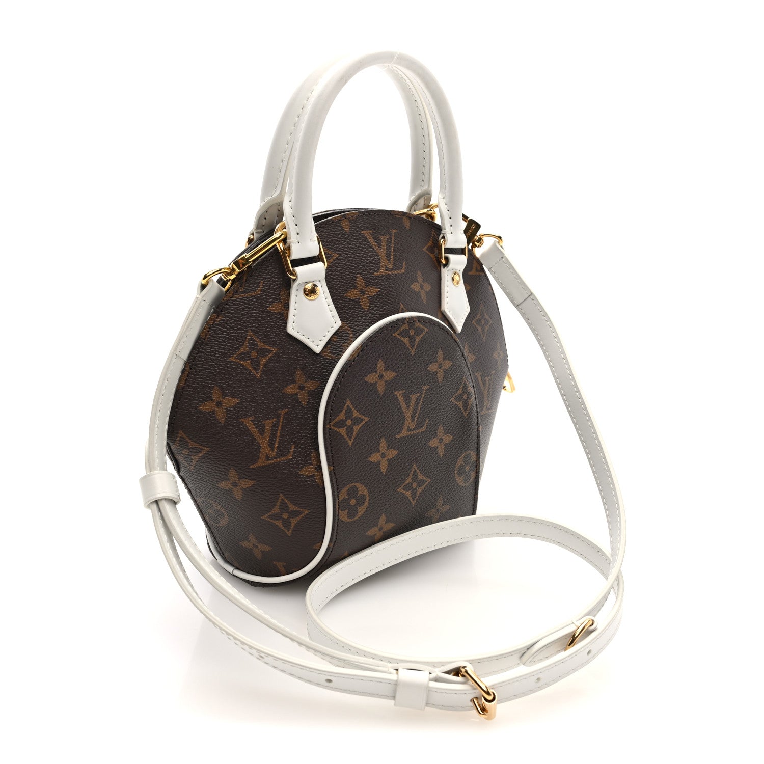 Louis Vuitton Monogram LV Match Ellipse BB White 4 of 10