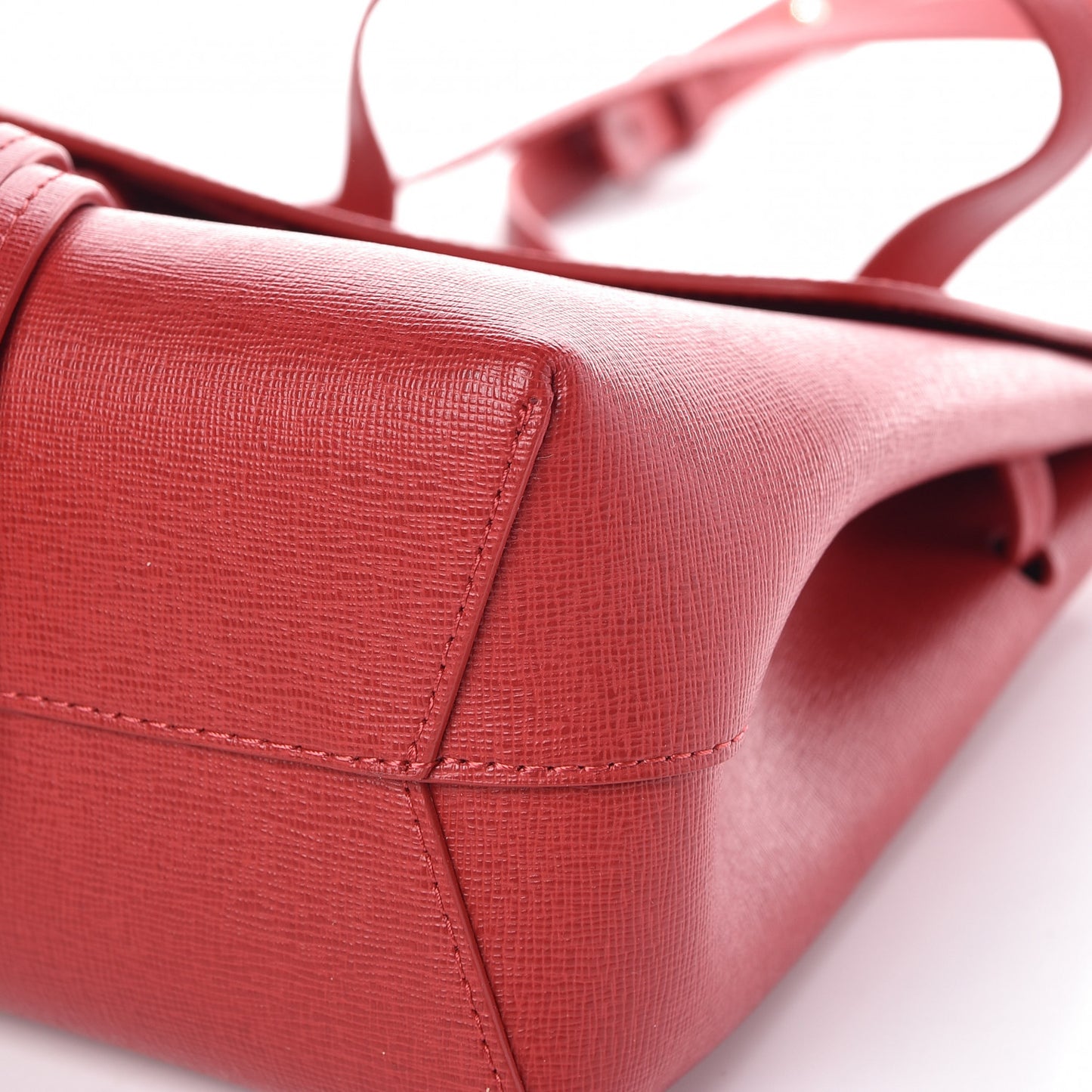 Saffiano Mini Lady Bag Flamma