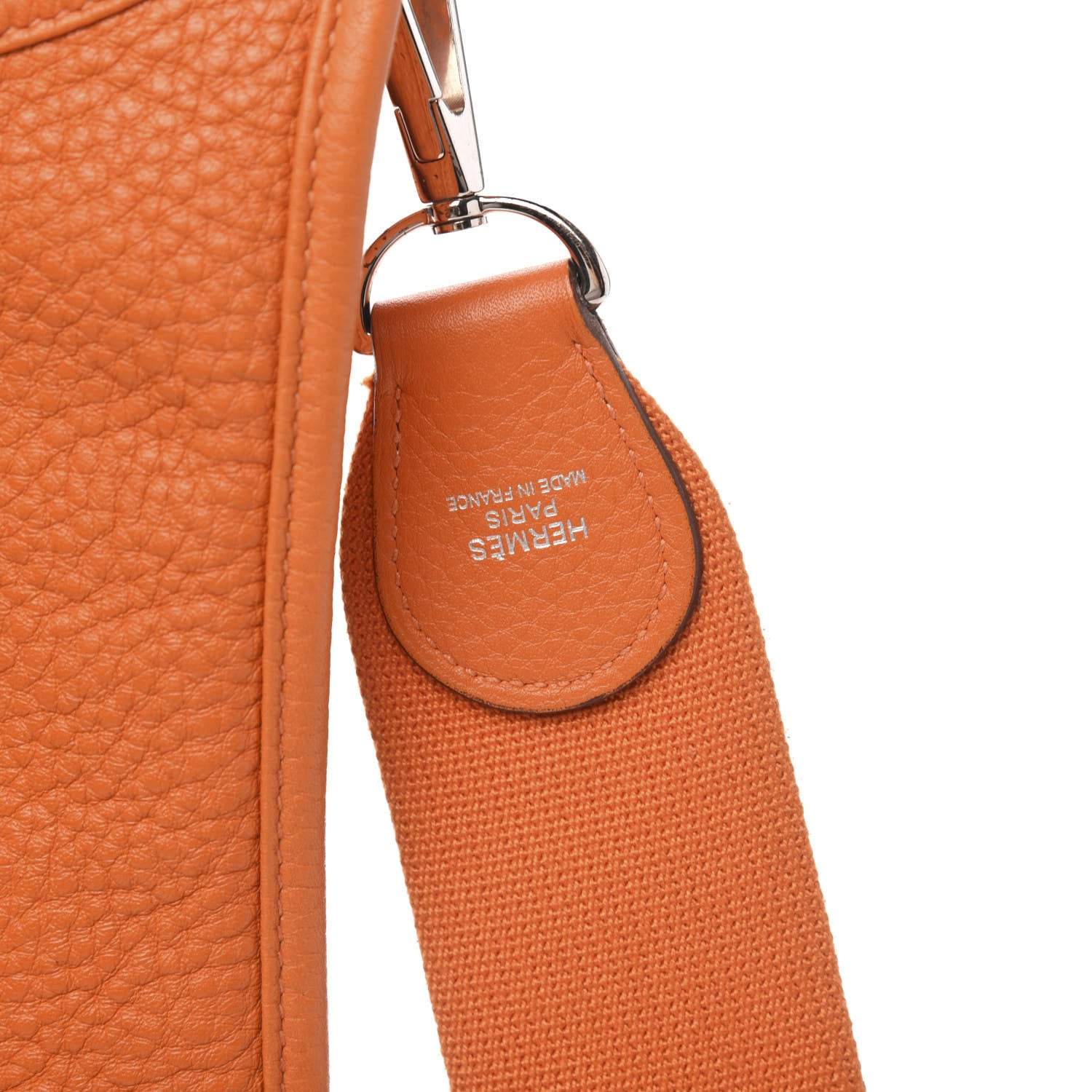 Hermes Taurillon Clemence Evelyne III PM Orange 6 of 11
