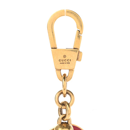 Gucci Brass GG Supreme Key Chain Multicolor 5 of 6