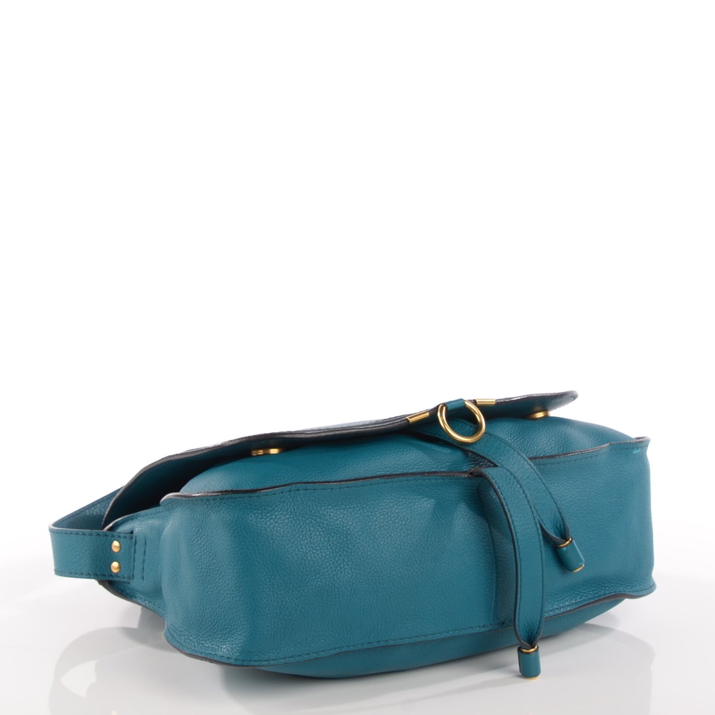 Calfskin Medium Marcie Top Handle Bag Laguna Blue