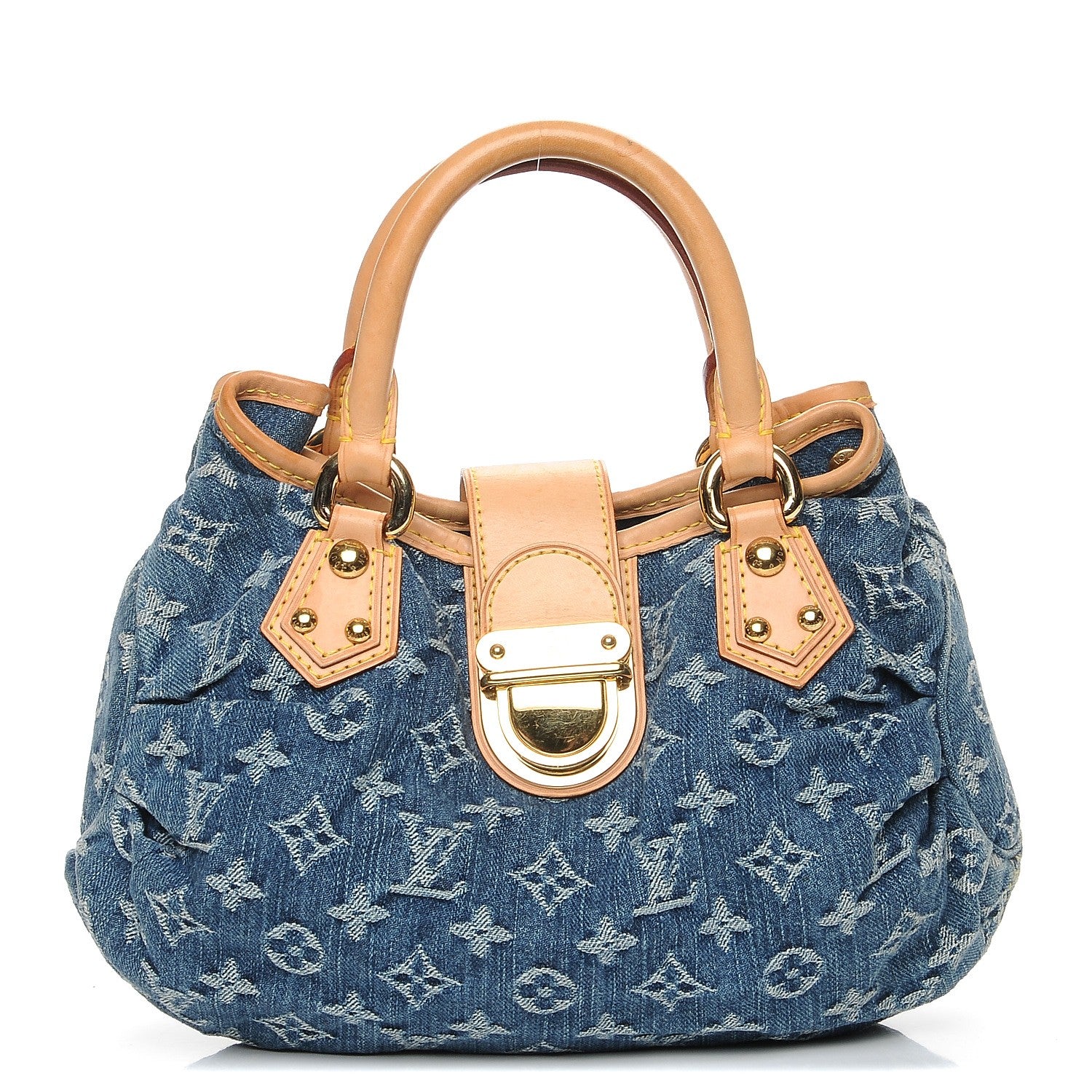 Louis Vuitton Monogram Denim Pleaty Blue 1 of 8