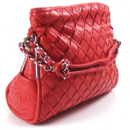 Chanel Interwoven Leather Framed Bag 3 of 13