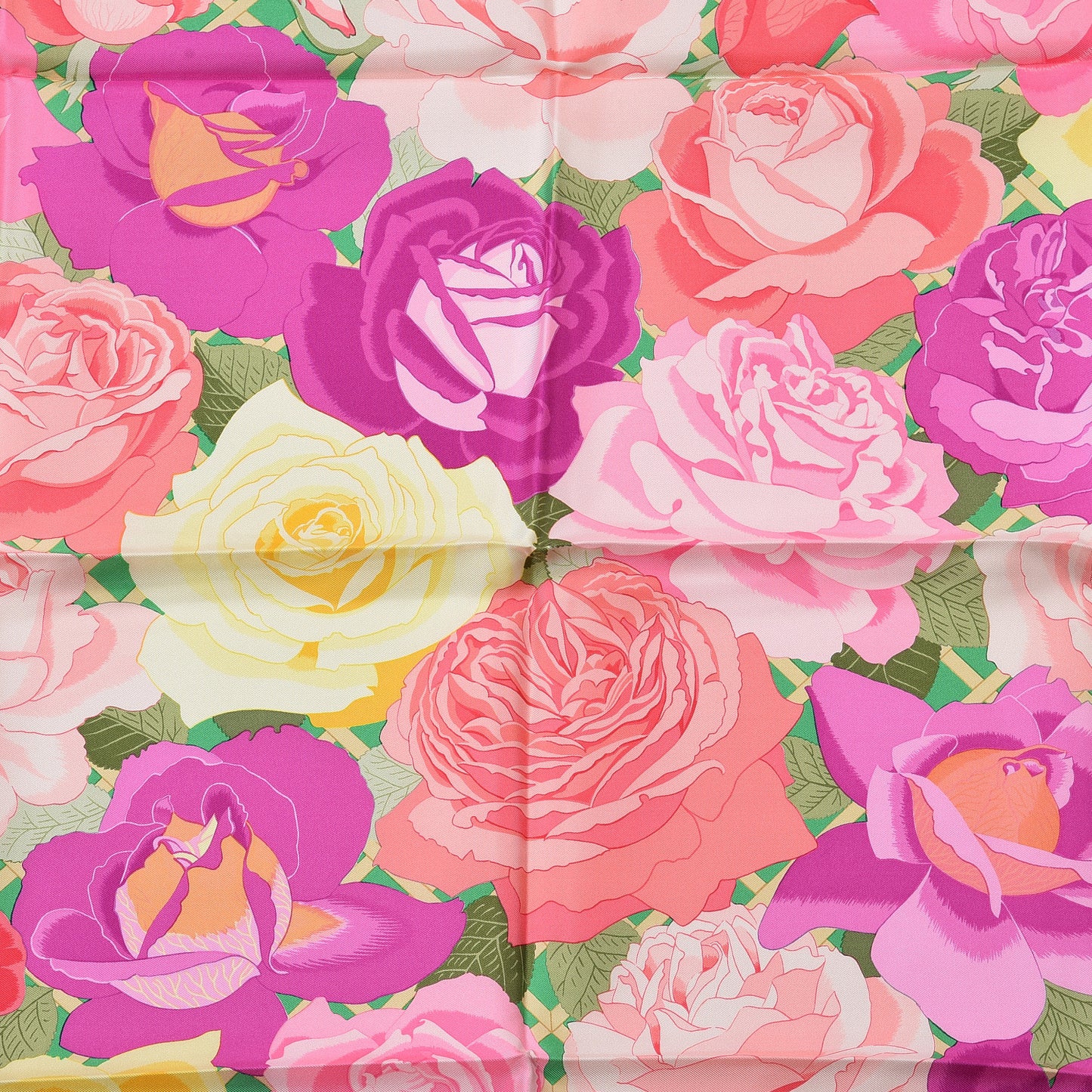 Silk Roseraie Scarf 90