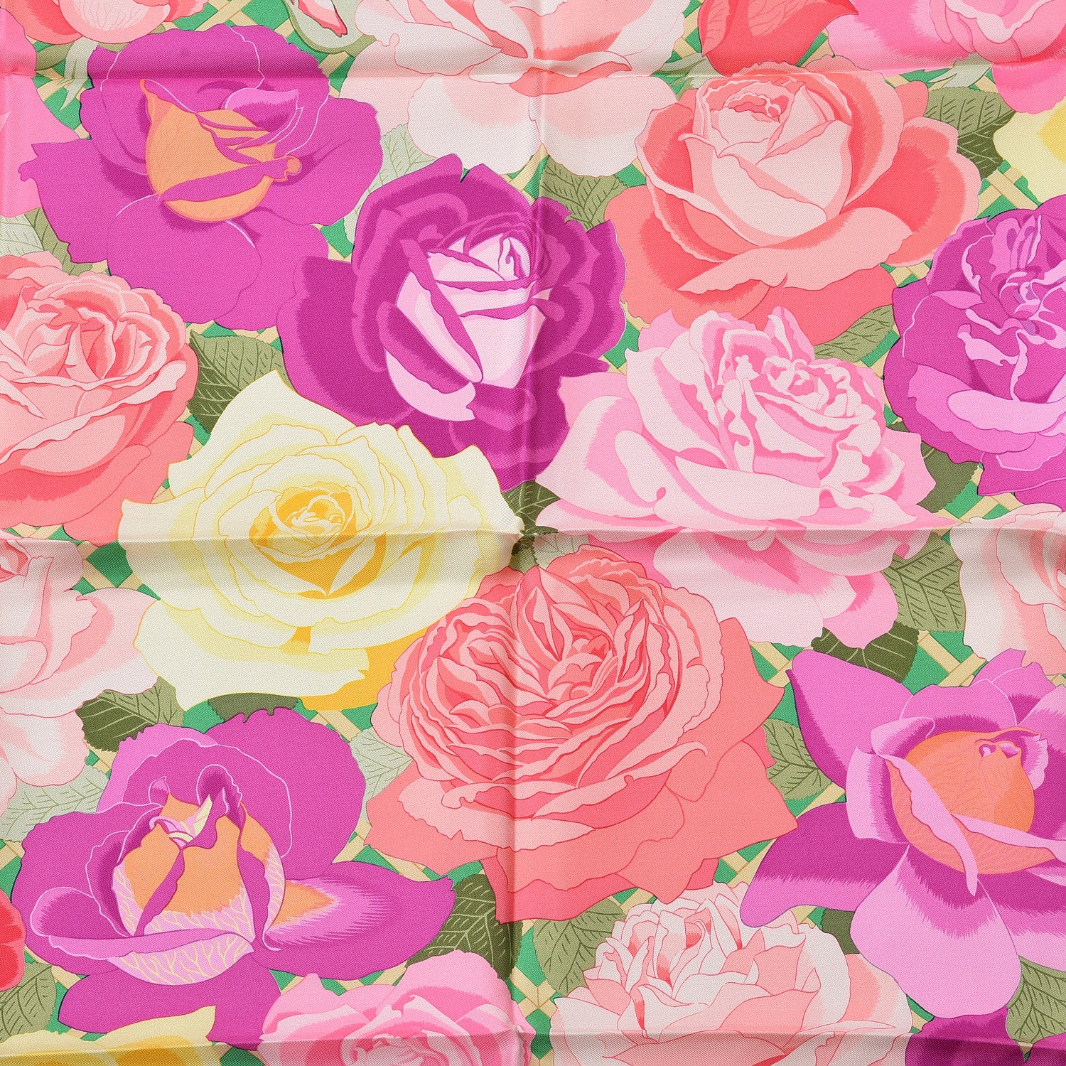 Hermes Silk Roseraie Scarf 90 2 of 4