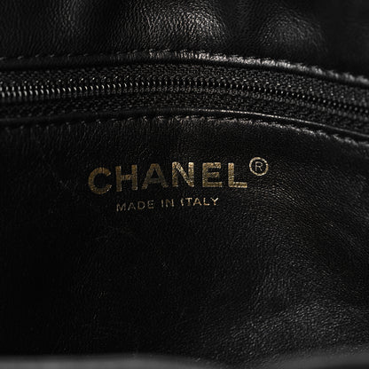 Chanel Suede Sparkling Winter Tote Black 6 of 10