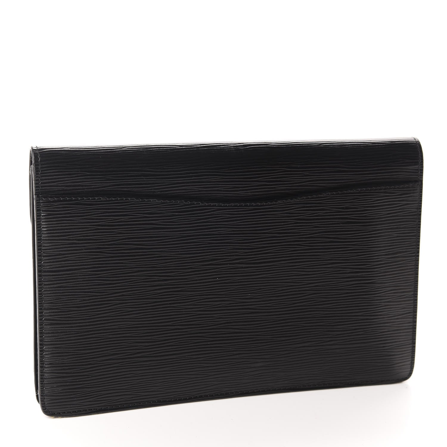 Louis Vuitton Epi Montaigne Clutch MM Black 3 of 11