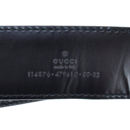 Gucci Guccissima GG Belt Black 80 30 3 of 4