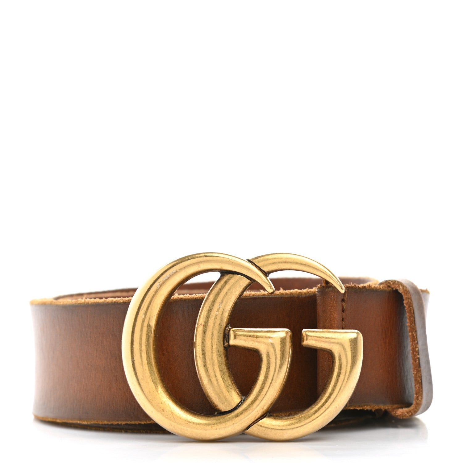 Gucci Faded Calfskin Double G 40mm Belt 95 38 Cuir 1 of 6