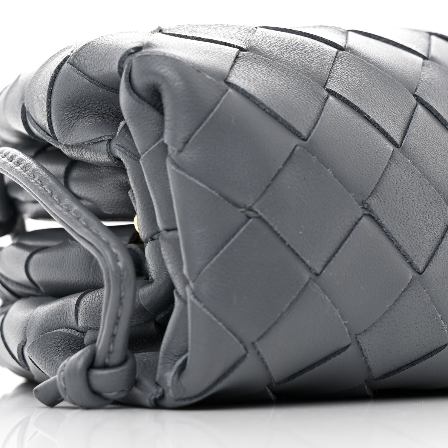 Bottega Veneta Nappa Intrecciato The Mini Pouch Thunder 9 of 11
