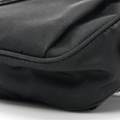 Prada Tessuto Nylon Saffiano Belt Bag Black 8 of 12