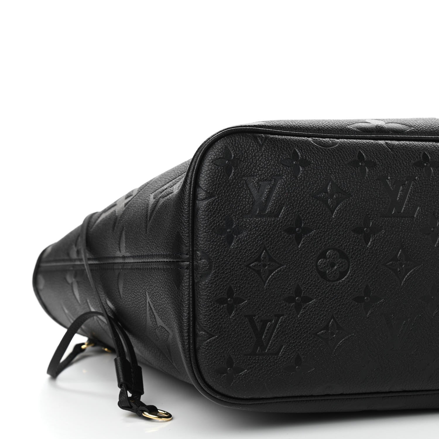 Louis Vuitton Empreinte Monogram Giant Neverfull MM Black 8 of 9