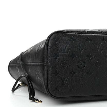 Louis Vuitton Empreinte Monogram Giant Neverfull MM Black 8 of 9