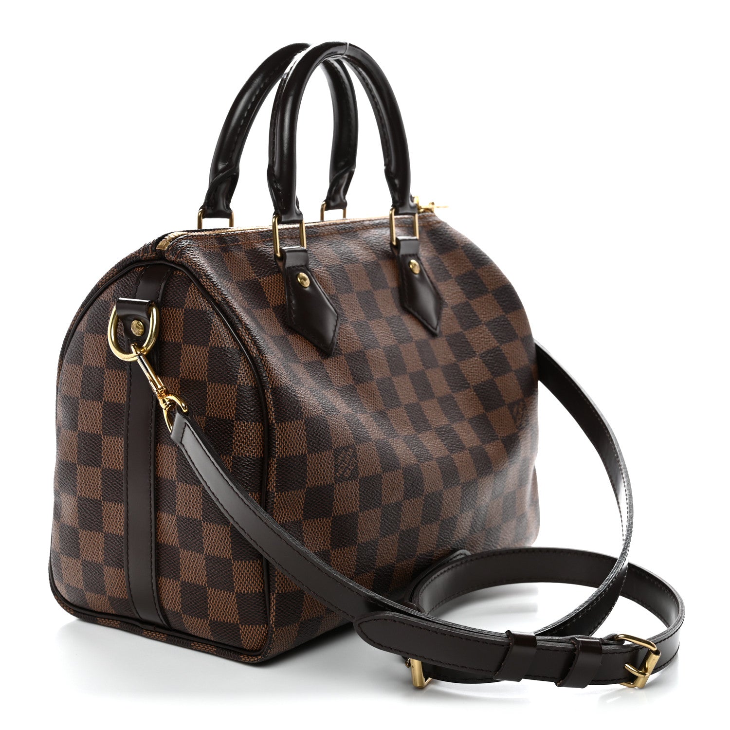 Louis Vuitton Damier Ebene Speedy Bandouliere 25 3 of 10