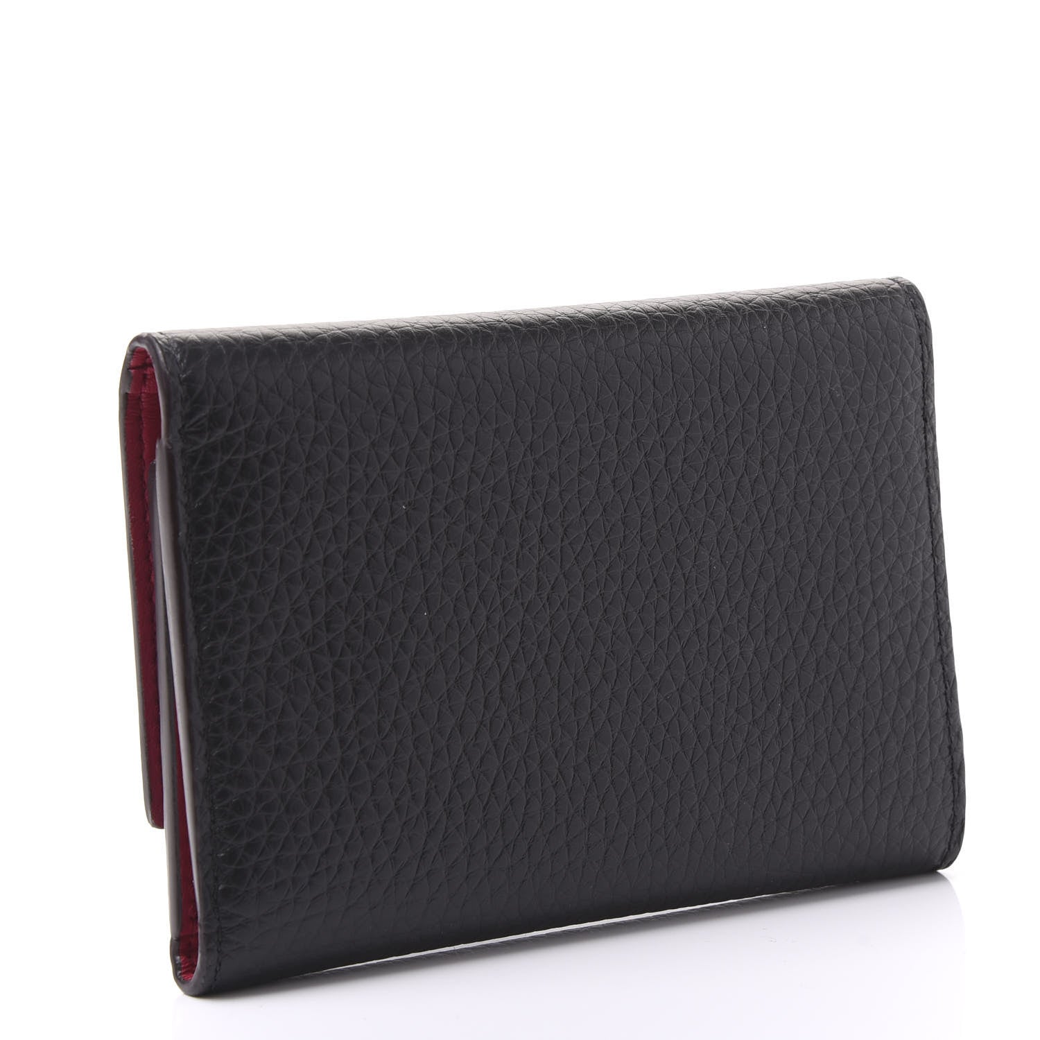 Louis Vuitton Taurillon Capucines Compact Wallet Black 2 of 10