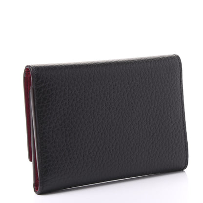 Louis Vuitton Taurillon Capucines Compact Wallet Black 2 of 10