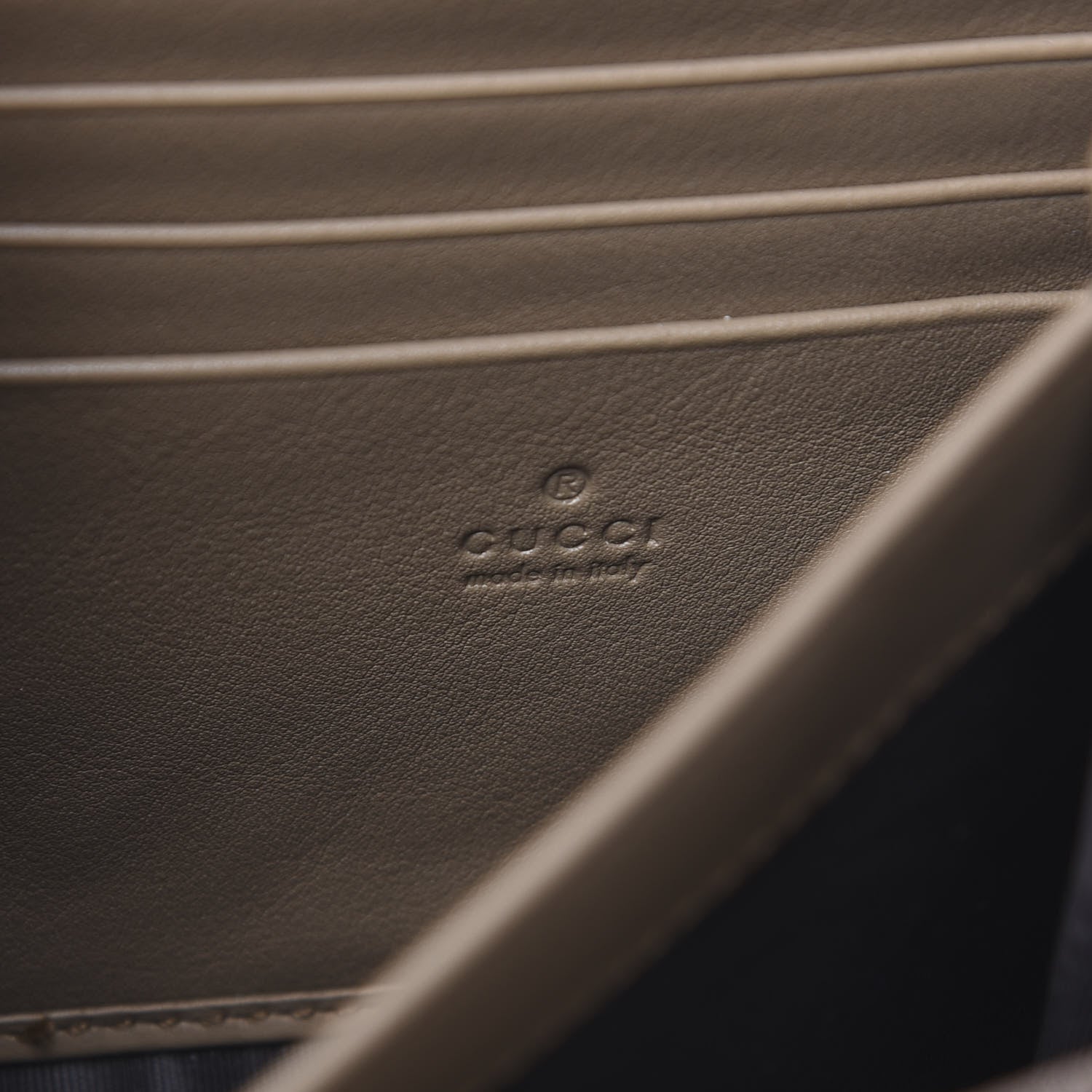 Gucci Velvet Matelasse GG Marmont Chain Wallet Taupe 6 of 12