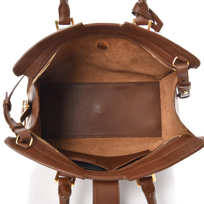 Saint Laurent Calfskin Small Classic Y Cabas Cognac 5 of 8