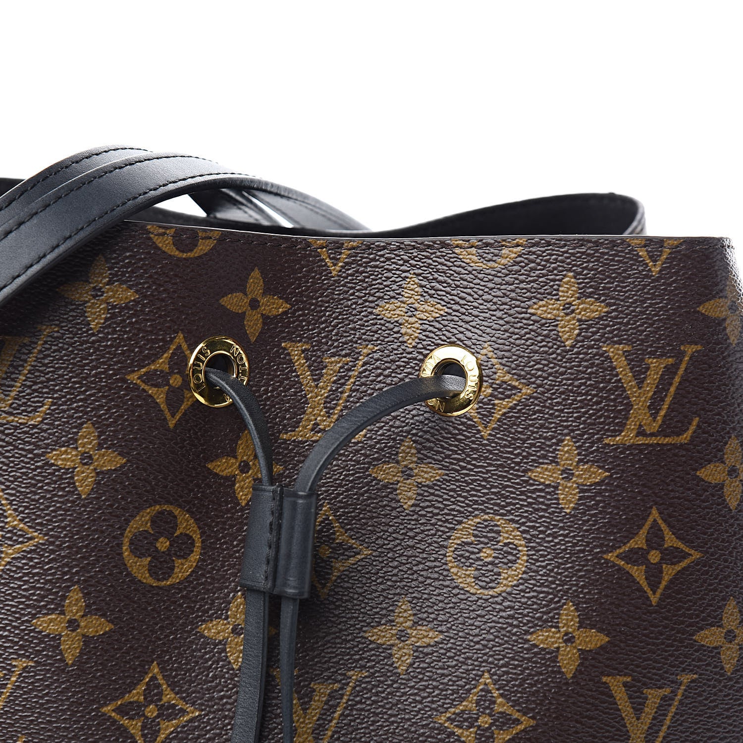 Louis Vuitton Monogram Neonoe MM Black 9 of 10