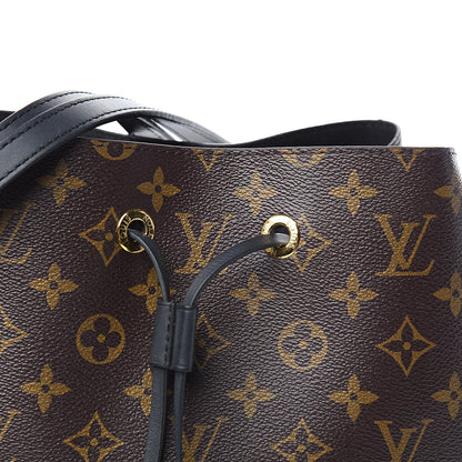 Louis Vuitton Monogram Neonoe MM Black 9 of 10
