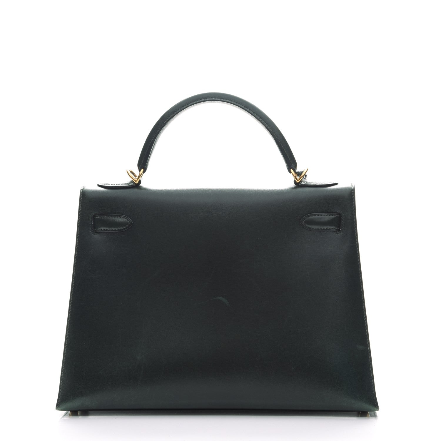Hermes Box Kelly Sellier 32 Vert Fonce 6 of 44