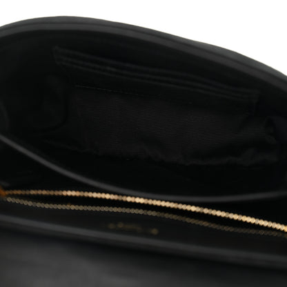 Saint Laurent Suede Y Quilted Monogram Toy Loulou Crossbody Bag Black 4 of 11