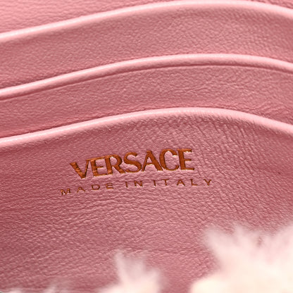 Versace Faux Fur Quilted Virtus Shoulder Bag English Rose 5 of 7