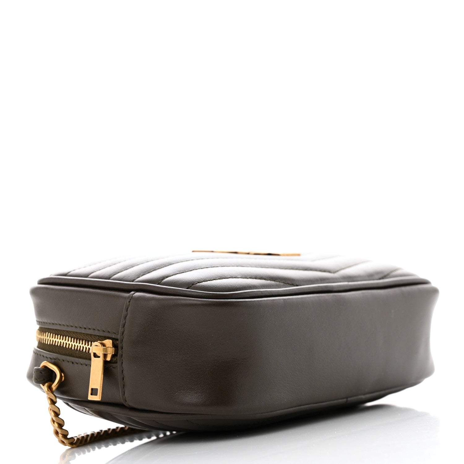 Saint Laurent Calfskin Matelasse Monogram Mini Lou Camera Bag Light Musk 4 of 10