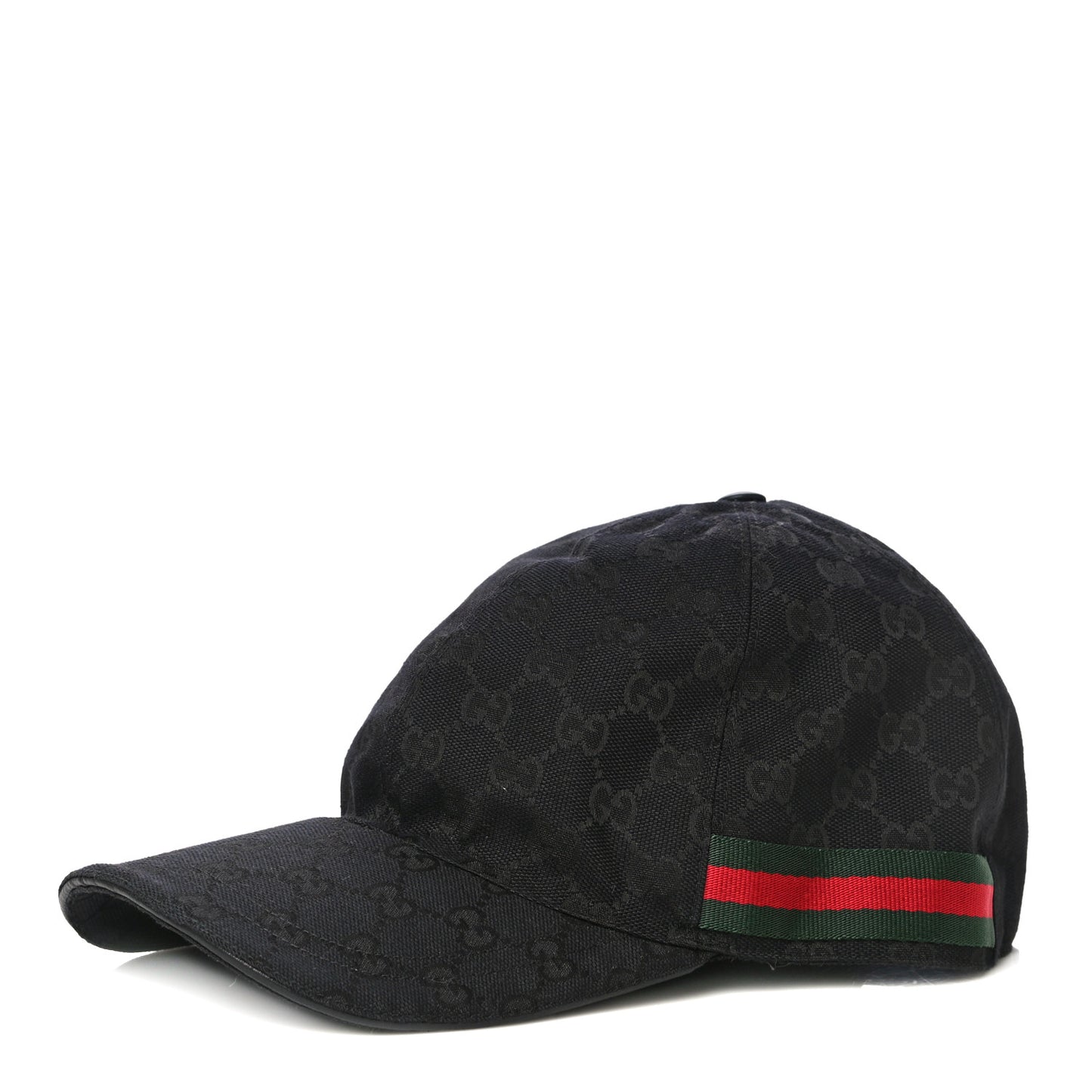 Monogram Web Baseball Hat XXL Black