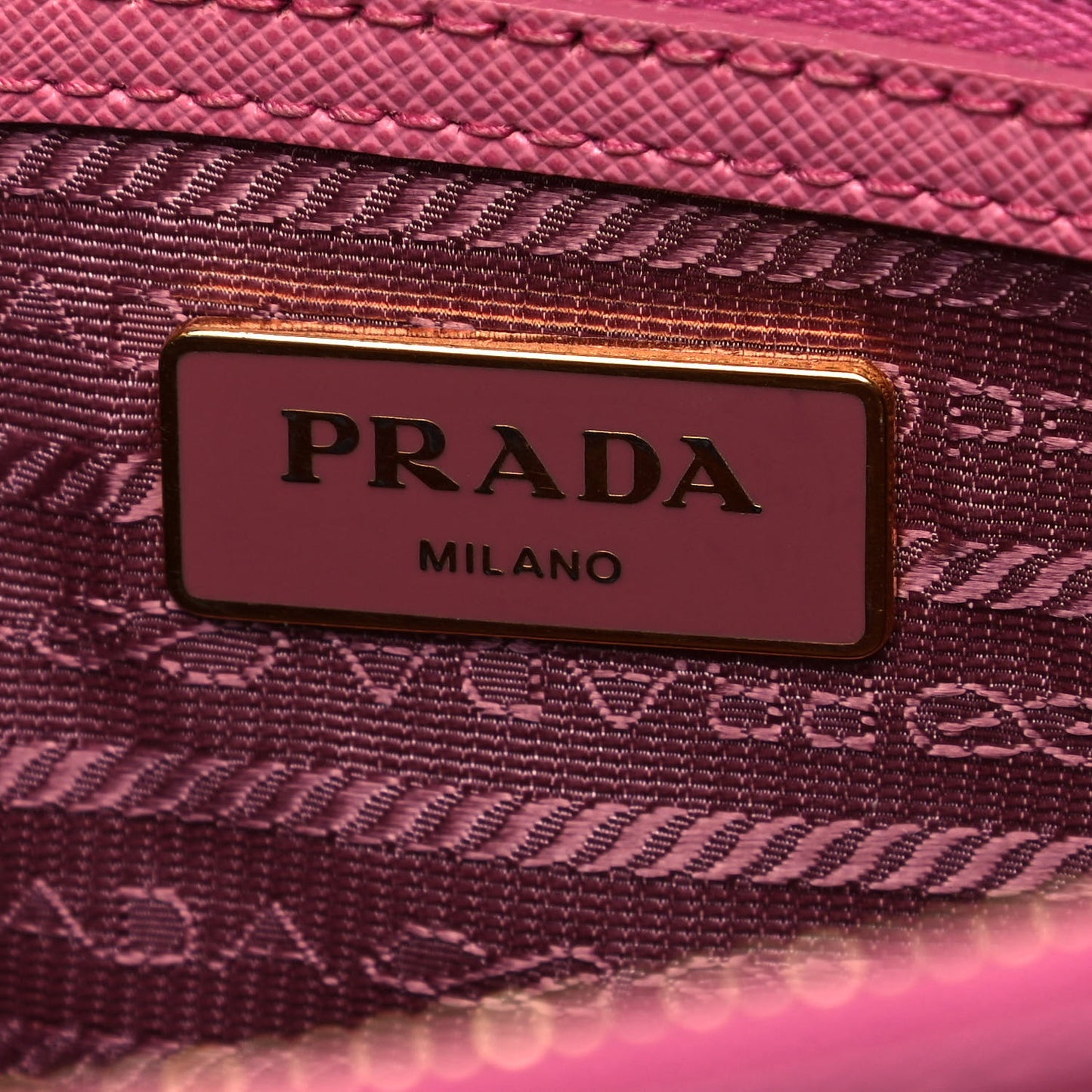 Saffiano Lux Mini Galleria Double Zip Tote Begonia
